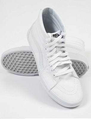 Białe trampki vans