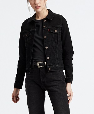 kurtka jeansowa czarna damska Levis